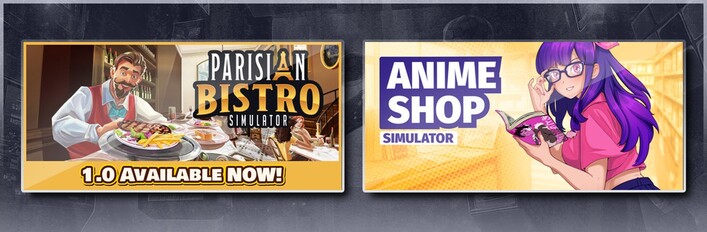 Parisian Bistro Simulator & Anime Shop Simulator ✨