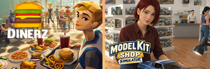 Dinerz x Model Kit Shop Simulator