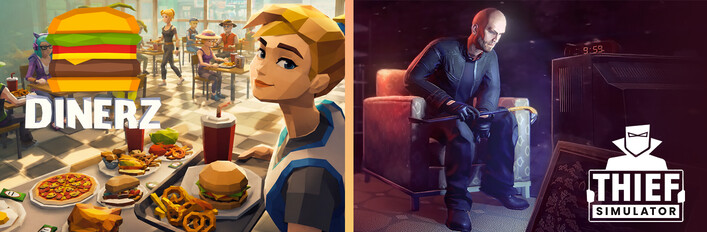 Thief Simulator and Dinerz