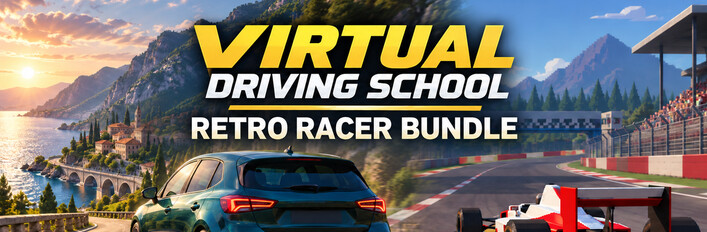 Virtual Driving School + Retro Racer