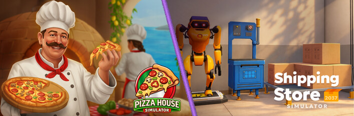 🍕 Pizza House Simulator & Shipping Store Simulator 2037 🤖