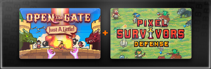 Open The Gate: Just A Little X Pixel Survivors: Defense