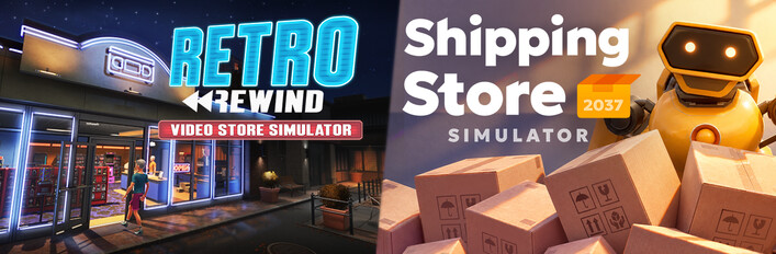 Retro Rewind & Shipping Store Simulator 2037