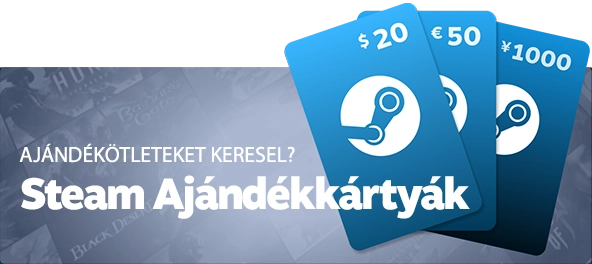 Ajándékötleteket keresel? Vásárolj Steam Ajándékkártyát.