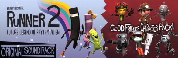 Bit.Trip.Runner 2 + Soundtrack + Good Friends Character Pack cover art