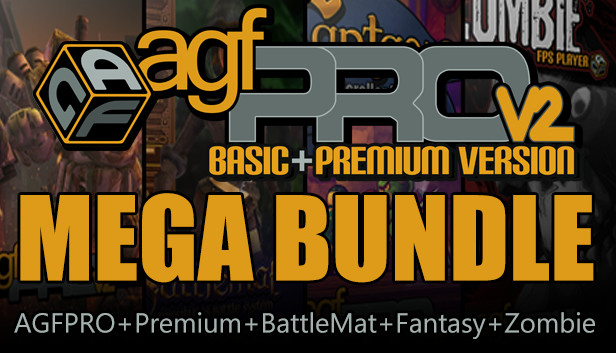Axis Game Factory's MEGA BUNDLE = AGFPRO + Premium + Zombie + Fantasy + BattleMat Multiplayer DLC thumbnail